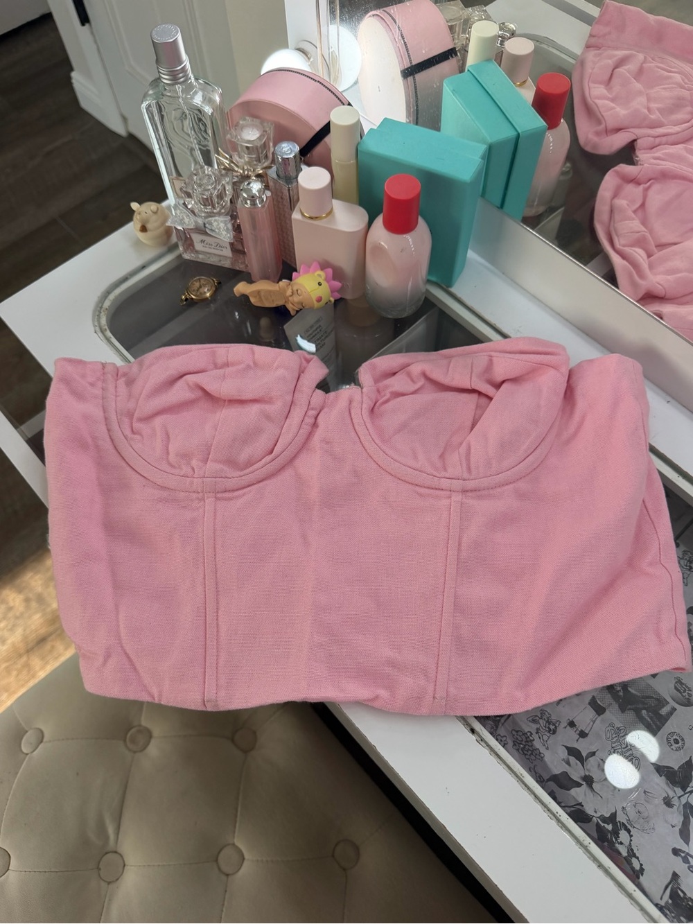 Baby Pink Corset Top